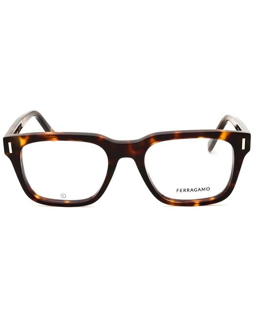 Ferragamo Black 54Mm Optical Frames for men