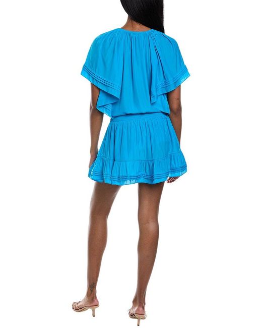 Ramy Brook Blue Ryland Mini Dress