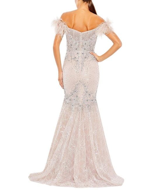 Mac Duggal Purple Mermaid Gown