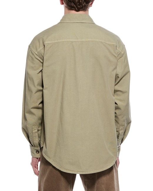 Palm Angels Natural Denim Shacket for men