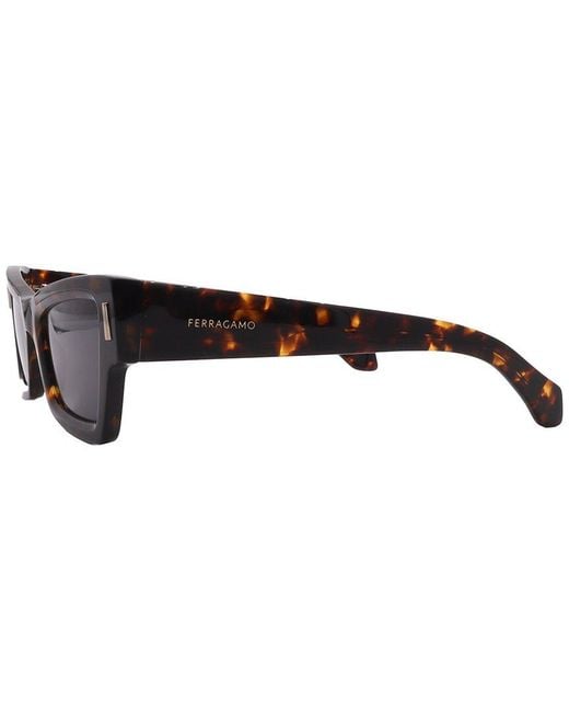 Ferragamo Black 53Mm Sunglasses