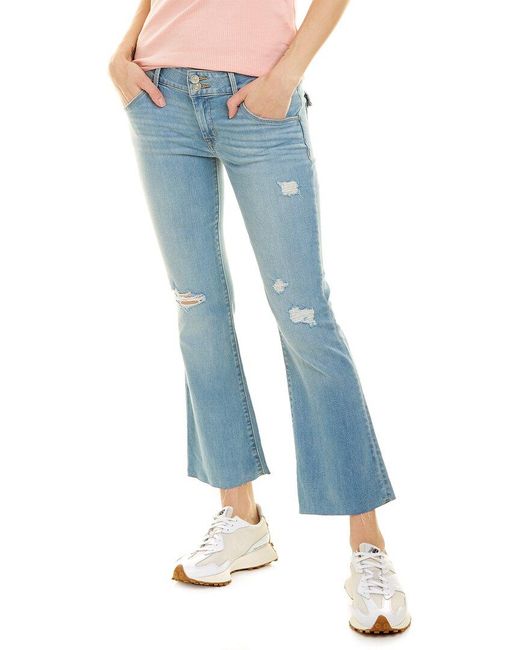 Hudson Jeans Collin Loma Bootcut Crop Jean in Blue | Lyst Canada