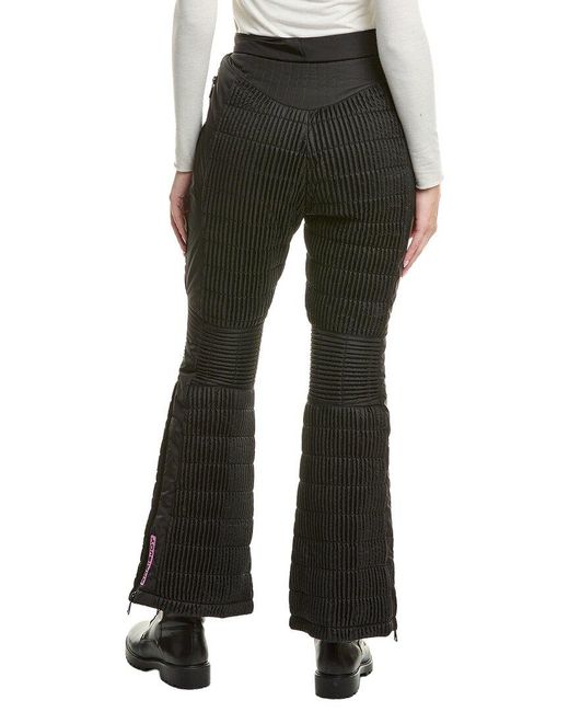 Khrisjoy Black Smocked Ski Trouser