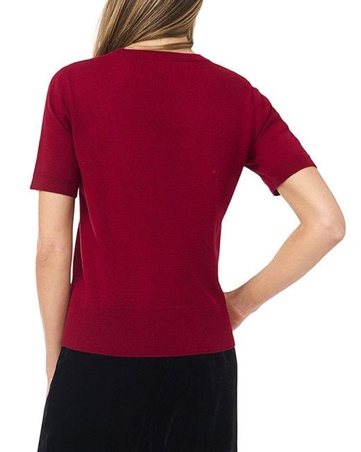 Ted Baker Red Wool-Blend Sweater