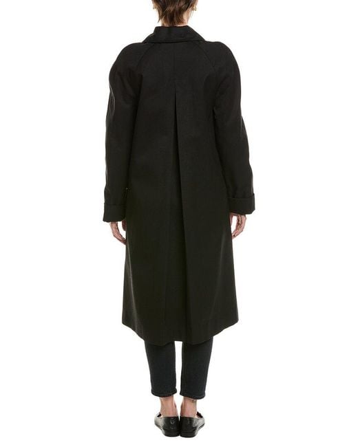 Officine Generale Black Ombelina Coat