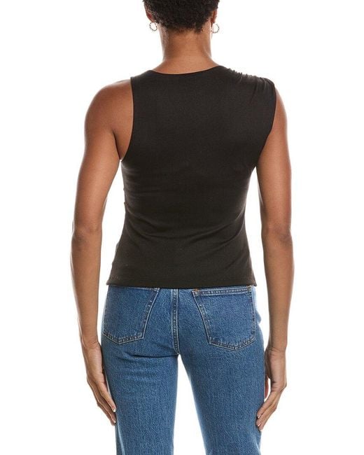 LNA Black Sebastian Angle Tank