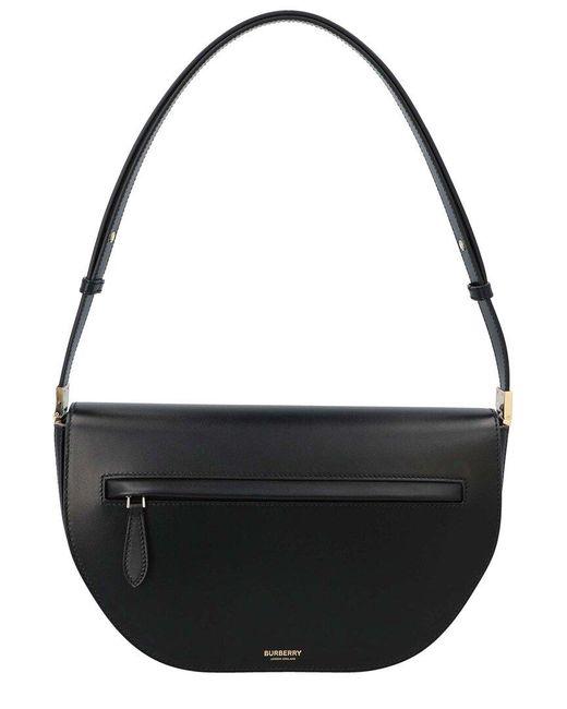 Burberry Black Calfskin Medium Olympia Bag, Never Carried (Authentic Pre- Loved)