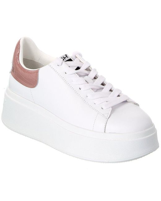 Ash Move Leather Sneaker in White | Lyst