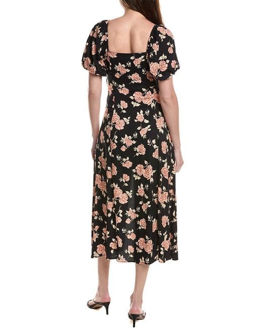 Saltwater Luxe Black Midi Dress