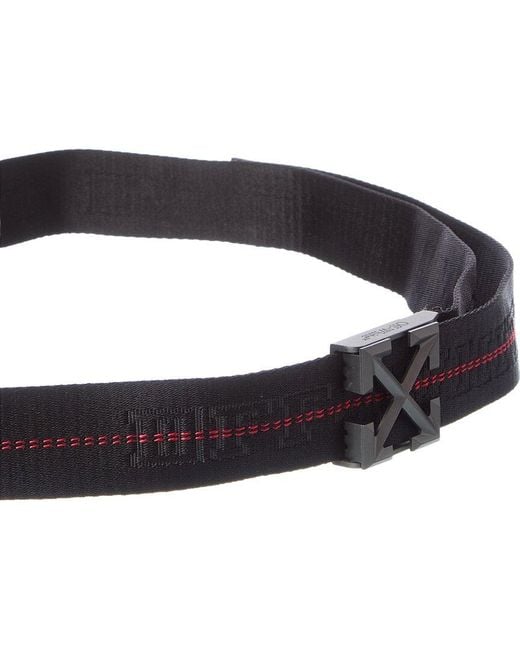 Off-White c/o Virgil Abloh Black Arrow Tape Belt for men