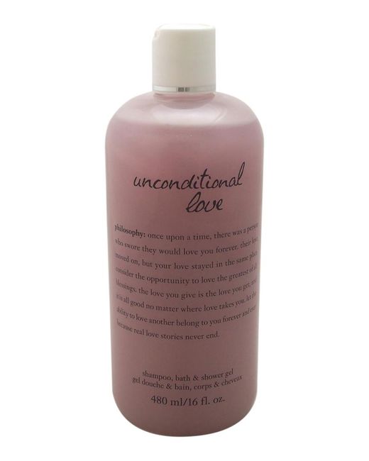 Philosophy Purple 16Oz Unconditional Love Shampoo, Bath & Shower Gel