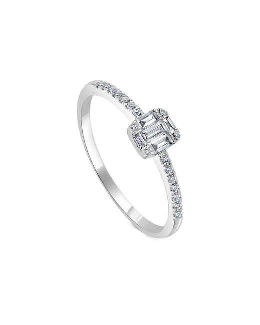 Sabrina Designs White 14k 0.21 Ct. Tw. Diamond Ring