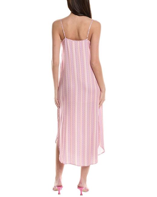 Saltwater Luxe Pink Midi Tank Dress