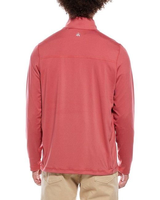Brooks Brothers Red Performance 1/2-zip Pullover for men