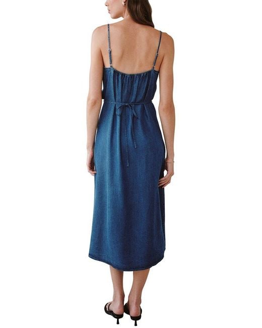 Bella Dahl Blue Cami Midi Dress