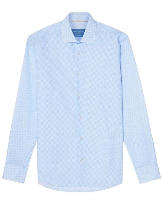 Robert Talbott Blue Reynolds Contemporary Circle Print Shirt for men