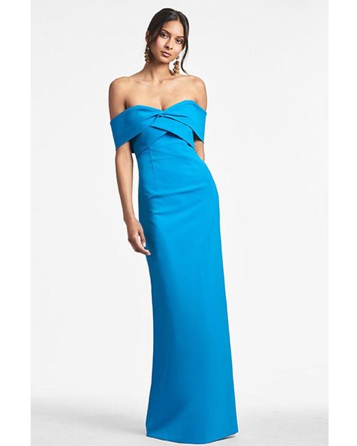 Sachin & Babi Blue Bacall Gown