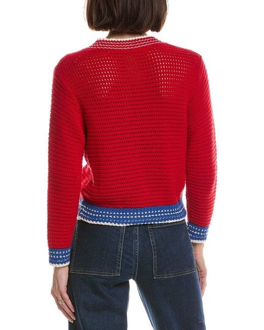 Mother Red The Mini Pullover