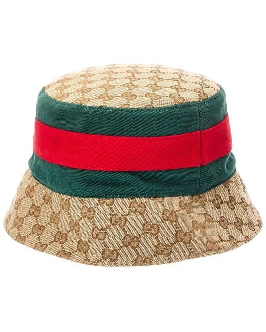 Gucci Red GG Bucket Hat for men