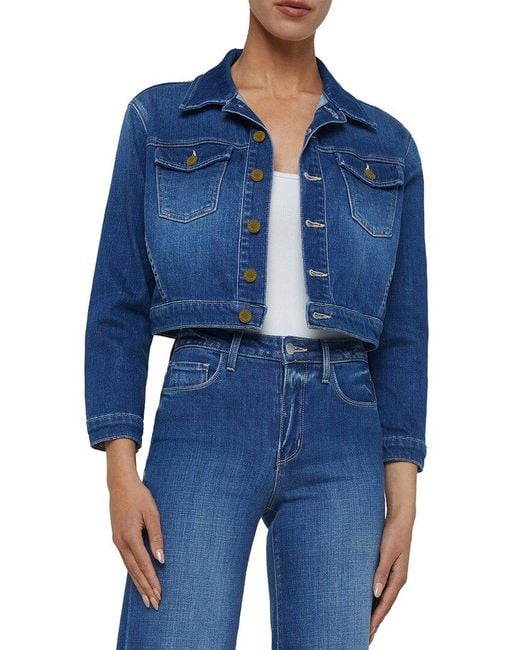L'Agence Blue Koda Jacket