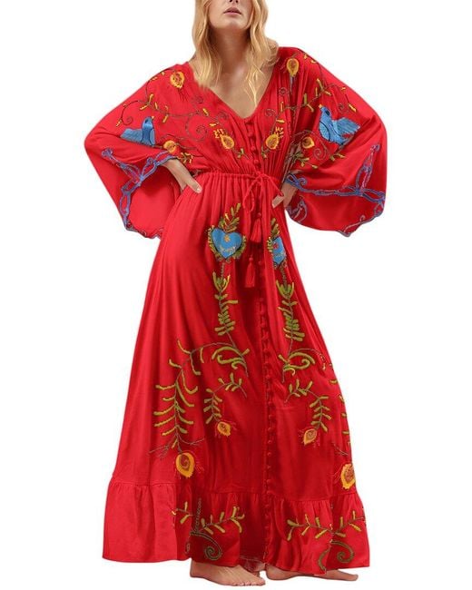 Esea Red Maxi Dress
