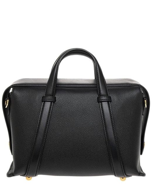 Fendi Black Boston 365 Leather Bag