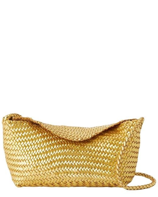 Dragon Diffusion Metallic Corsina Leather Tote