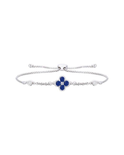 Gregg Ruth White 14K 0.45 Ct. Tw. Diamond & Sapphire Bracelet
