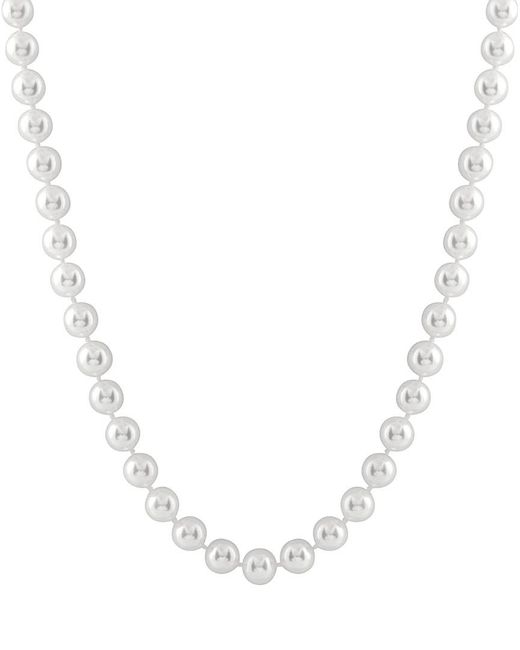Masako Pearls White Splendid Pearls 14k 8-9mm Akoya Pearl Necklace