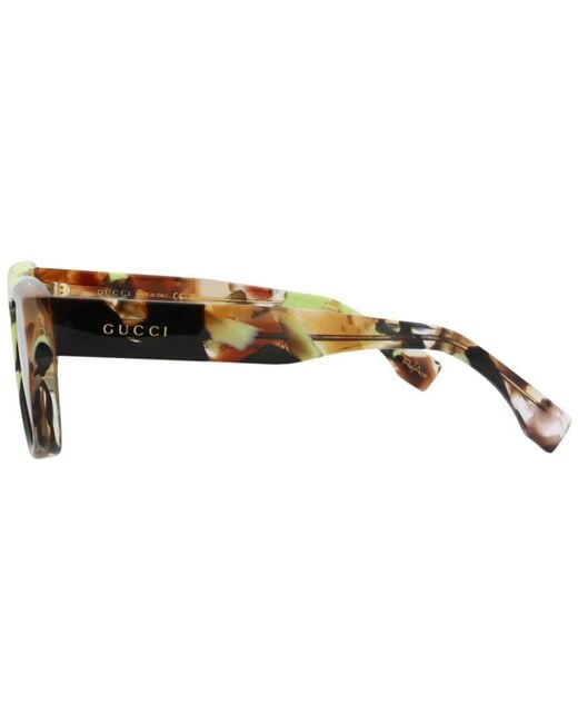 Gucci Brown 51Mm Sunglasses for men