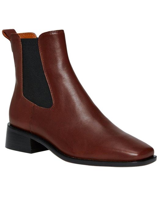 J.McLaughlin Brown Tamie Leather Bootie