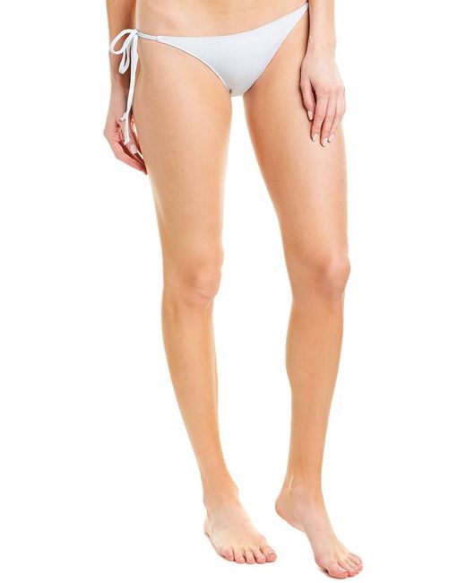 LoveShackFancy White Harbor Bikini Bottom