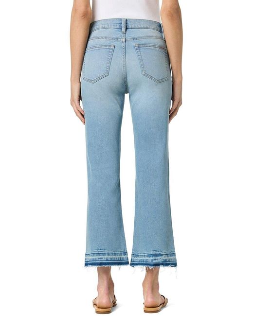 Joe's Jeans Blue High Rise Crop Bootcut Jean