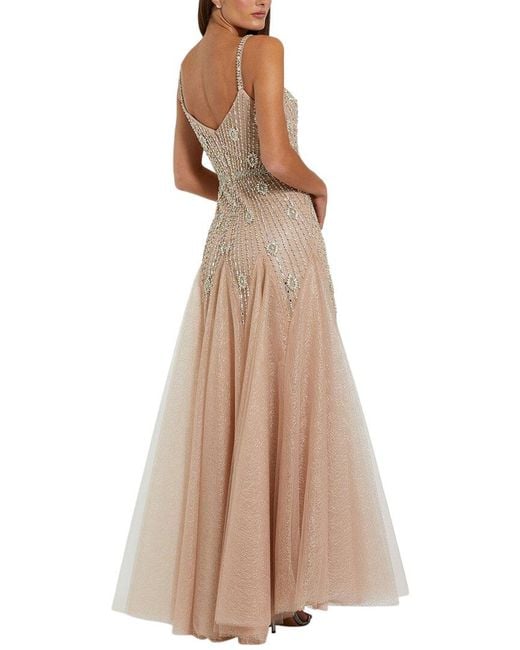 Mac Duggal Brown A-Line Gown