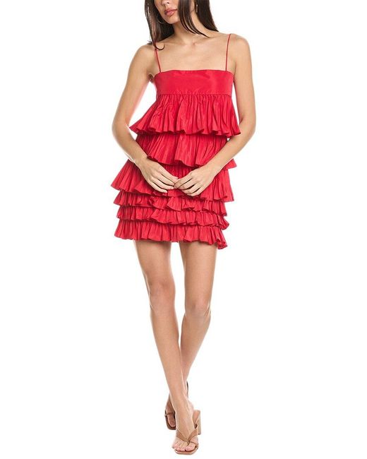 Alexis Red Corsini Mini Dress