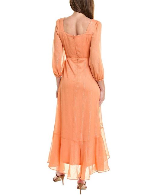 Maison Tara Orange Lorelai Maxi Dress