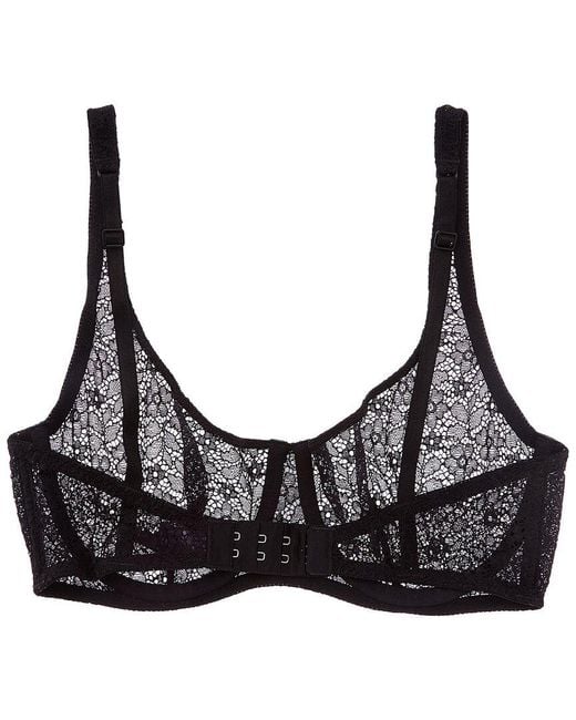 Journelle Black Alix Demi Scoop Bra