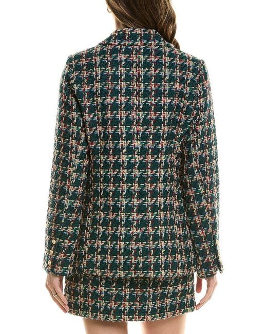 Fate Green Tweed Blazer