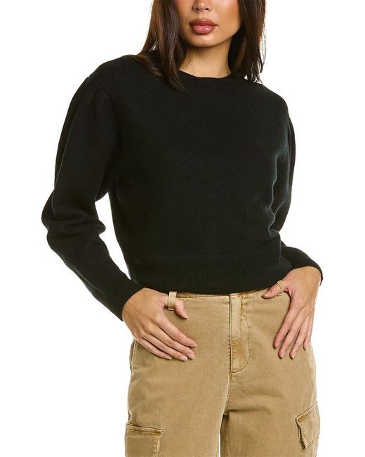 AllSaints Black Vika Wool Sweater