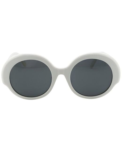 Loewe White 54Mm Sunglasses