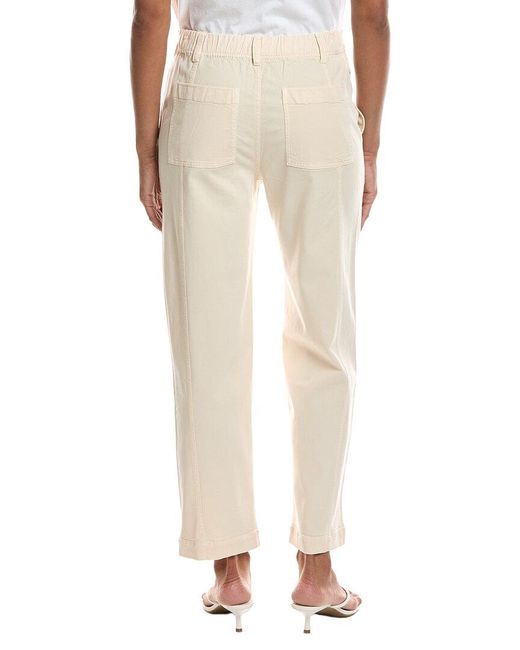 Bella Dahl Natural Seamed Soft Barrel Pant