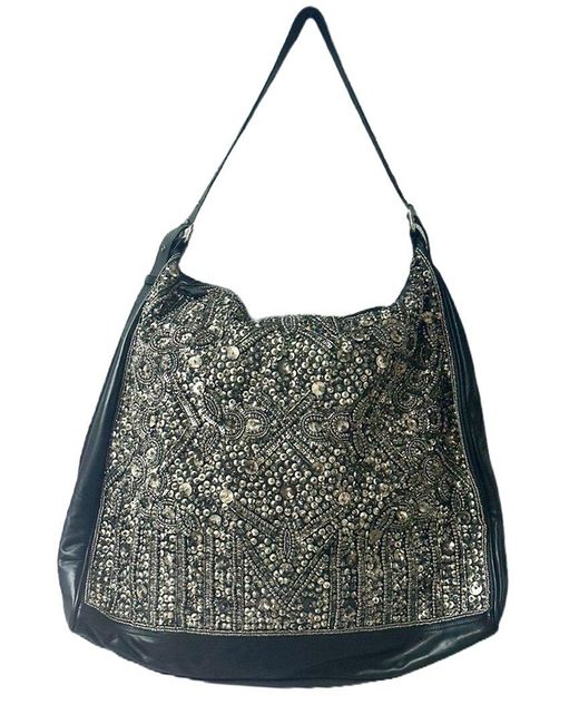 Guadalupe Gray Moira Tote Leather Bag