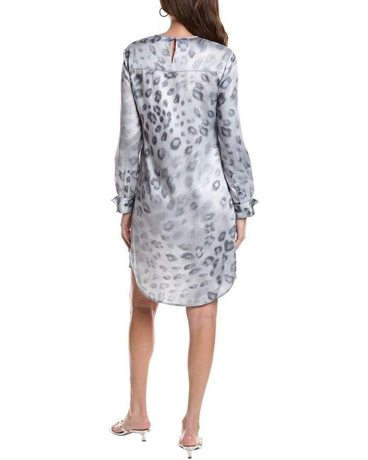 St. John Blue Printed Dress