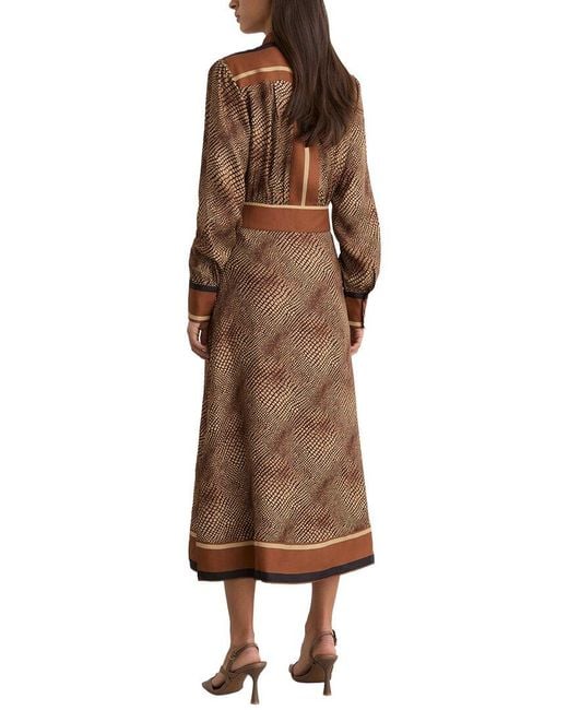 Reiss Brown Leia Dress