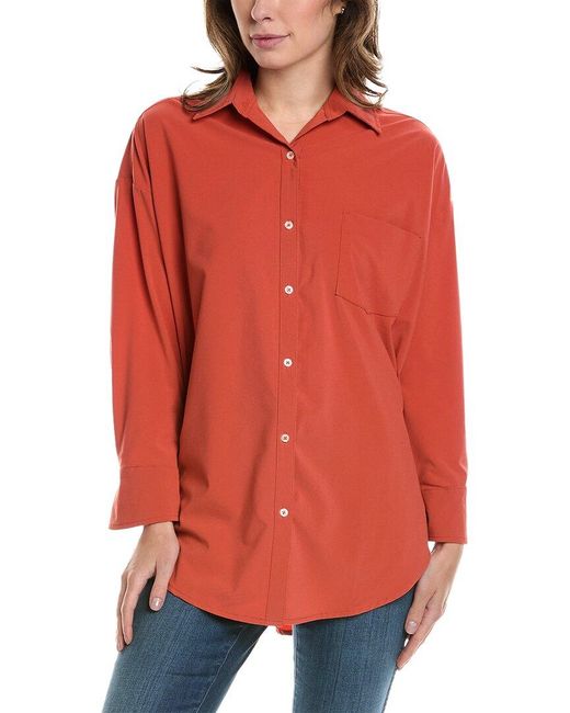 925 Fit Red Chez-mise Shirt