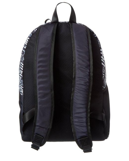 Just Cavalli Blue Tiger Backpack for men