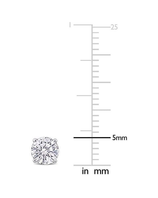 Lab Grown Diamonds Metallic 14K 1.00 Ct. Tw. Lab Grown Diamond Studs