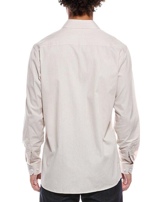 Tahari White Modern Fit Dress Shirt for men