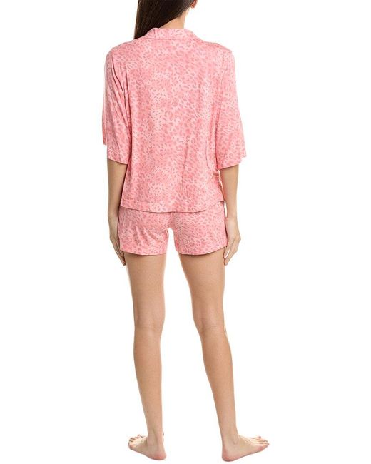 Sanctuary Pink 2pc Pajama Shirt & Boxer Set