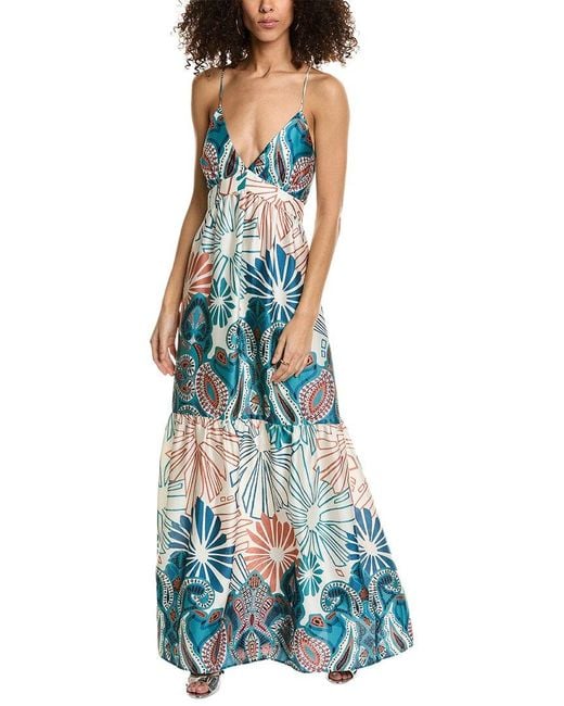 Ba&sh Blue Maxi Dress